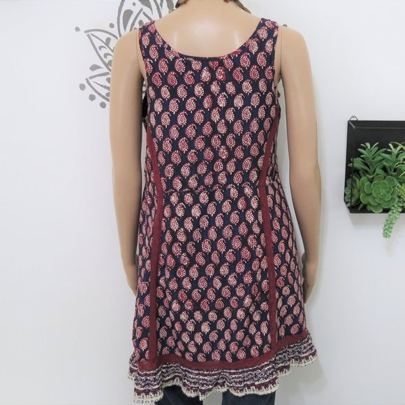 House Of Harlow 1960 Long Indian Blouse XS - Picture 3 of 3